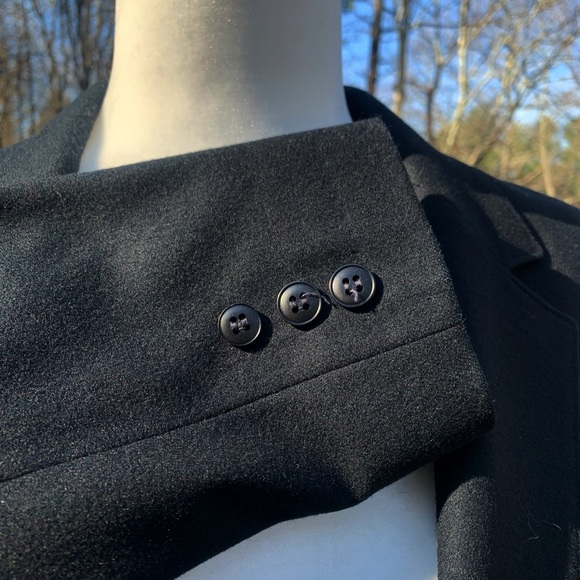 Pendelton Wool Blazer 14 Black Vintage Academia 80's Heritage - Picture 6 of 9